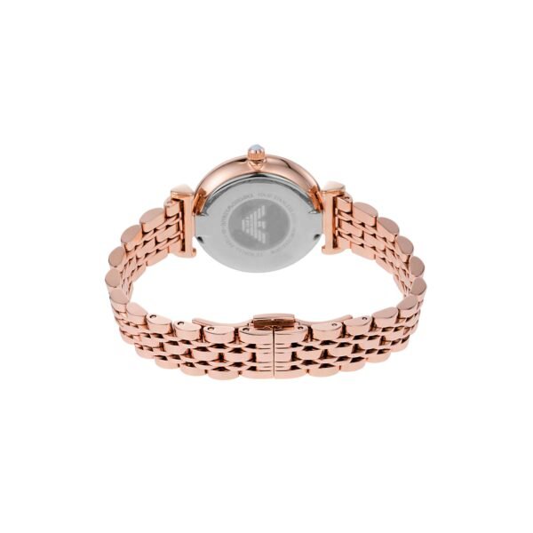 Emporio Armani Rose Gold Tone Analogue Watch AR11244 - Image 2
