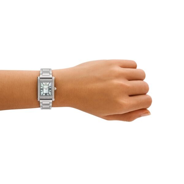 Emporio Armani Silver Tone Analogue Watch AR11625 - Image 3