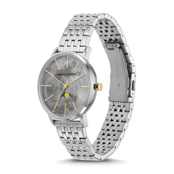 Armani Exchange Moonphase Multifunction Stainless Steel Watch AX5585 - Image 5