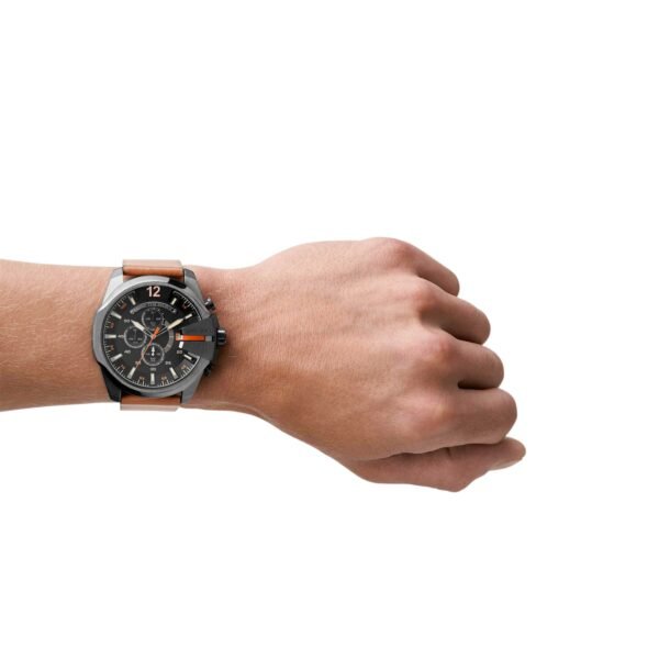 Diesel Mega Chief Brown Chronograph Watch DZ4343 - Image 3