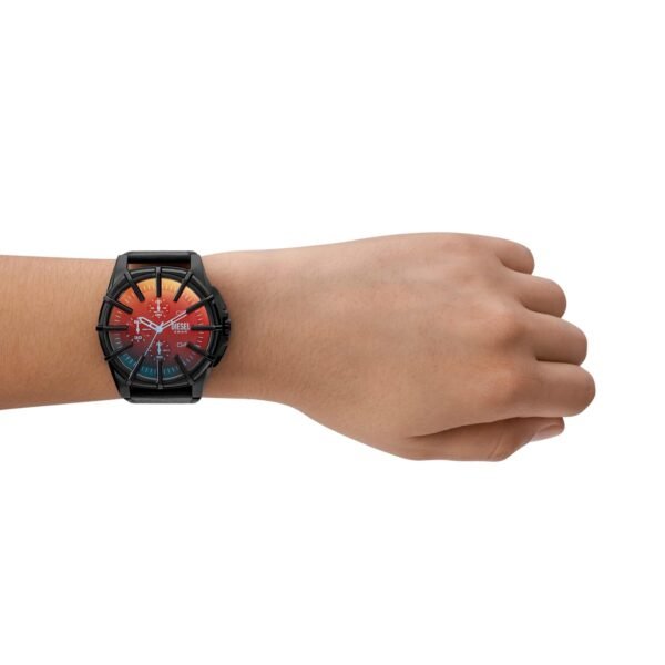 Diesel Framed Black Chronograph Watch DZ4658 - Image 3