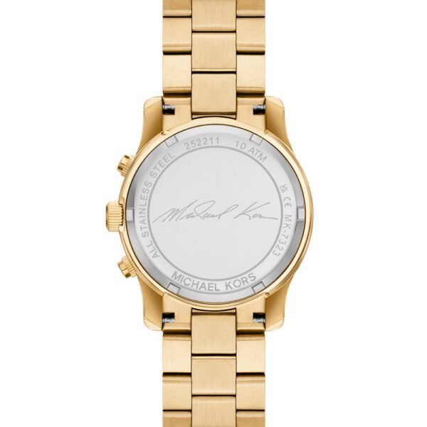 Michael Kors Runway Chronograph Gold-Tone Stainless Steel Watch MK7323 - Image 5