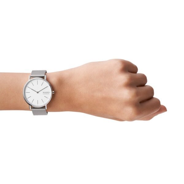 Skagen Signatur Silver-Tone Steel Mesh Watch SKW2785 - Image 2