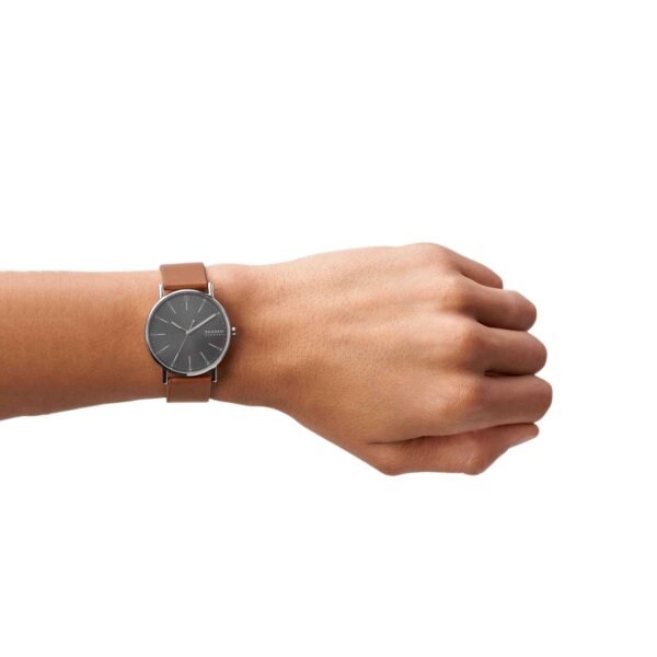 Skagen Signatur Brown Analogue Watch SKW6578 - Image 3